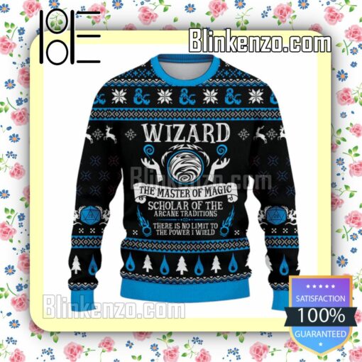 Wizard The Master Of Magic DnD Christmas Sweatshirts