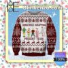 Wrapping Present Team Elf Gricnh Snowflake Christmas Jumpers