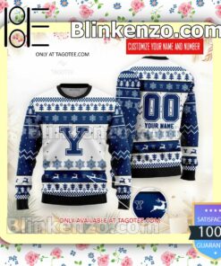 Yale Bulldogs Hockey Jersey Christmas Sweatshirts