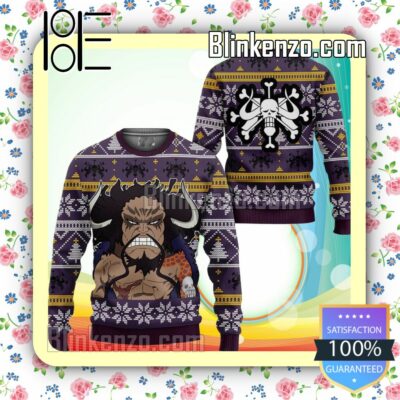 Yonko Kaido One Piece Anime Knitted Christmas Jumper