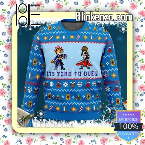 Yugioh Its Time To Duel Knitted Christmas Jumper
