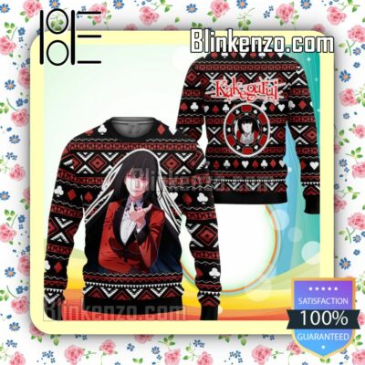 Yumeko Jabami Kakegurui Anime Knitted Christmas Jumper