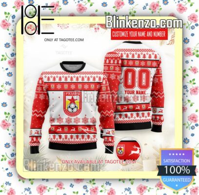 Zvezda Ryazan Soccer Holiday Christmas Sweatshirts
