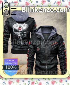 1. FC Koln Club Leather Hooded Jacket