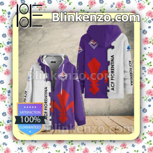 ACF Fiorentina Bomber Jacket Sweatshirts b