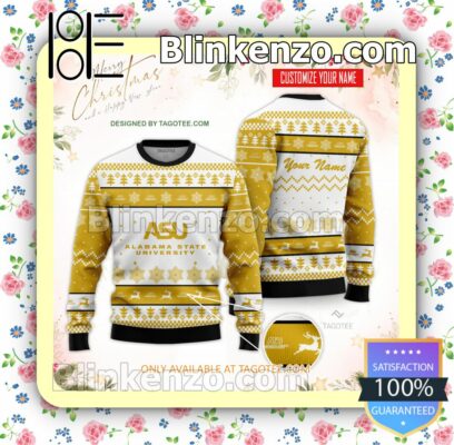 Alabama State University Uniform Christmas Sweatshirts