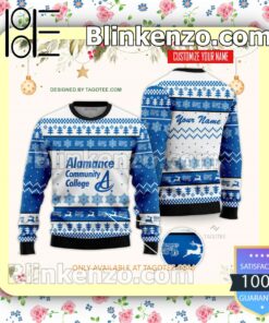 Alamance Community College Uniform Christmas Sweatshirts