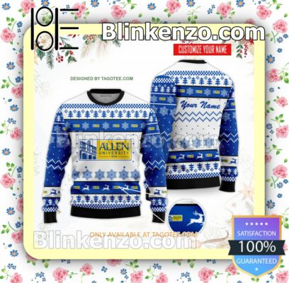 Allen University Uniform Christmas Sweatshirts