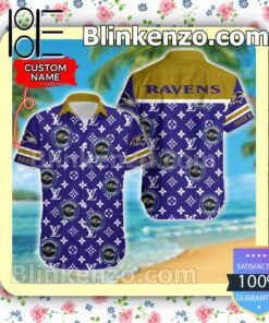 Baltimore Ravens Louis Vuitton Men Shirts