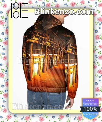 Beautiful Old Shearing Shed Winter Hoodie a
