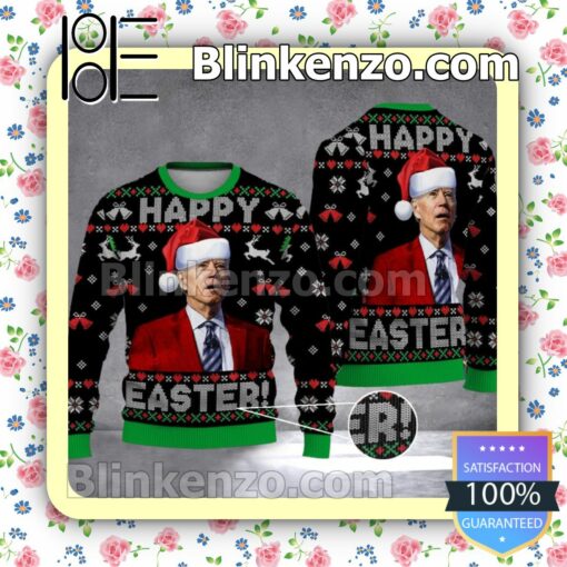 Biden Happy Easter Christmas Sweatshirts