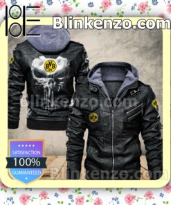 Borussia Dortmund II Club Leather Hooded Jacket