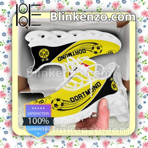 Beautiful Borussia Dortmund Logo Sports Shoes