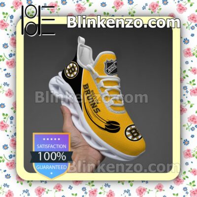 Boston Bruins Logo Sports Shoes