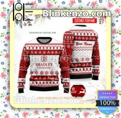 Bradley University Uniform Christmas Sweatshirts