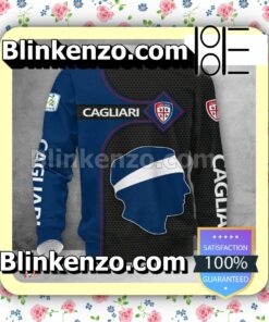 Cagliari Calcio Bomber Jacket Sweatshirts b