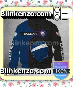 Cagliari Calcio Bomber Jacket Sweatshirts c