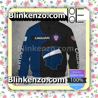 Cagliari Calcio Bomber Jacket Sweatshirts c