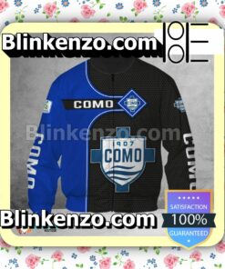 Calcio Como Bomber Jacket Sweatshirts c