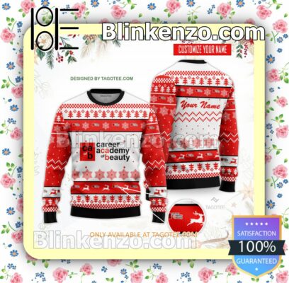 Career Academy of Beauty Uniform Christmas Sweatshirts