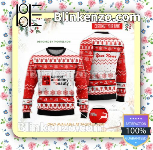 Career Academy of Beauty Uniform Christmas Sweatshirts