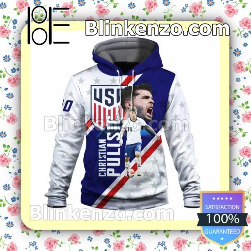 Christian Pulisic USA Football FIFA 2022 Hooded Sweatshirt