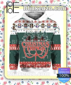 Christmas Things Pullover Hoodie Jacket a