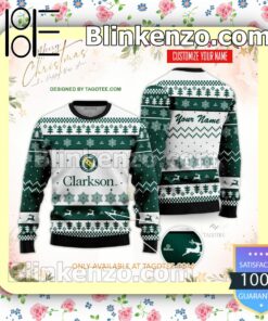 Clarkson University Uniform Christmas Sweatshirts