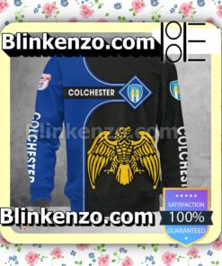 Colchester United Bomber Jacket Sweatshirts b