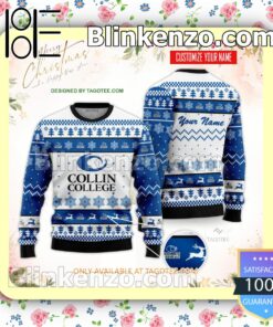 Collin College Uniform Christmas Sweatshirts