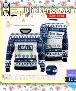 Craven Community College Uniform Christmas Sweatshirts