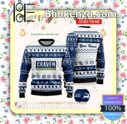 Craven Community College Uniform Christmas Sweatshirts