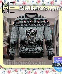 Davante Adams #17 Las Vegas Raiders Sport Christmas Sweatshirts a