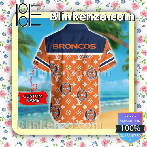 Vibrant Denver Broncos Louis Vuitton Men Shirts