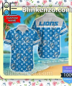 Detroit Lions Louis Vuitton Men Shirts