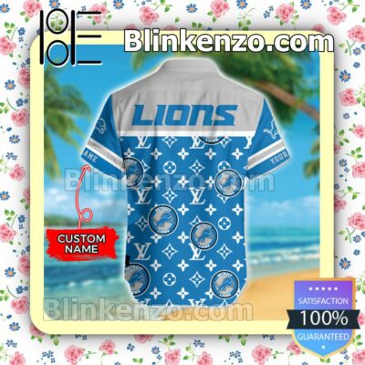 Present Detroit Lions Louis Vuitton Men Shirts