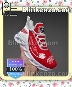 Detroit Red Wings Logo Sports Shoes