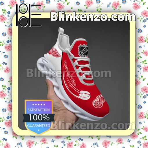 Detroit Red Wings Logo Sports Shoes