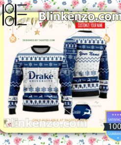 Drake University Uniform Christmas Sweatshirts
