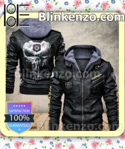 Erzgebirge Aue Club Leather Hooded Jacket
