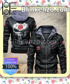 Fortuna Dusseldorf Club Leather Hooded Jacket
