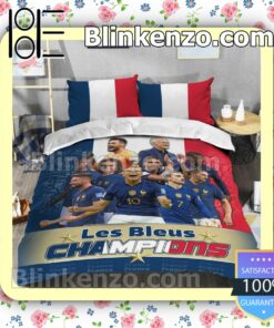 France National Team Lé Bleus Champions Bedding Set Queen Full