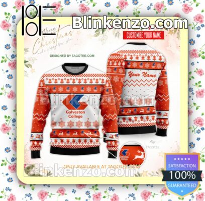 Galveston College Uniform Christmas Sweatshirts