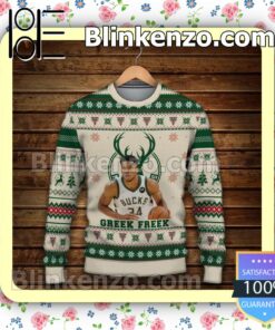 Giannis Antetokounmpo Milwaukee Bucks Sport Christmas Sweatshirts a