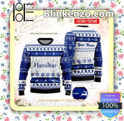 Hamilton College Uniform Christmas Sweatshirts