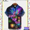 Happy New Year 2023 Firework Casual Button Down Shirt