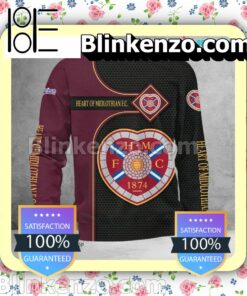 Heart of Midlothian F.C Bomber Jacket Sweatshirts b