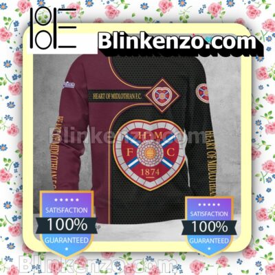 Heart of Midlothian F.C Bomber Jacket Sweatshirts b
