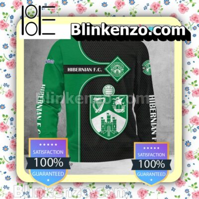 Hibernian F.C Bomber Jacket Sweatshirts b