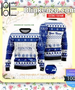 Hinton Barber and Beauty College Uniform Christmas Sweatshirts